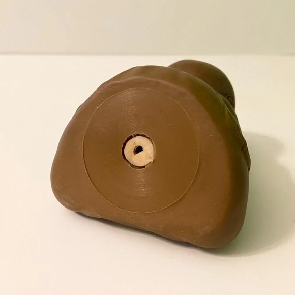 Vintage Rose Oneill Laughing Buddha Vinyl Toy 3 1/2 Inch Does Not Squeak - Picture 9 of 12